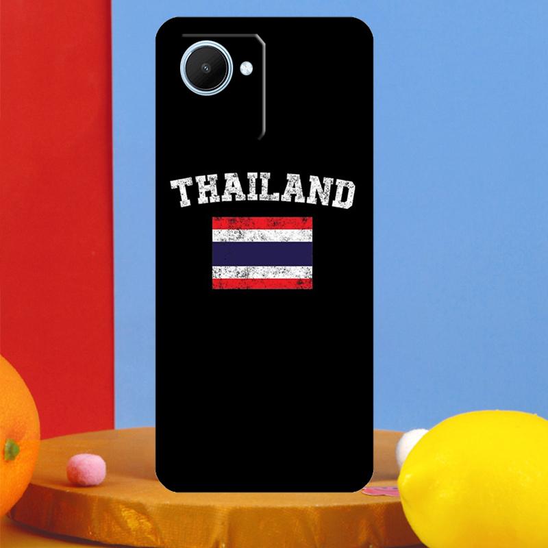 

Карта с флагом Таиланда для Realme 15 Pro 10 11 12 13 14 Pro Plus GT6 GT7 C61 C67 C63 C71 C55 C51 C65 C53 C75 Чехол Realme C61