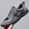 2026 New Style Suede Leather Shoes Lace Up Young Men's Shoes Banquet Comfortable Handmade Trend Fashion Shoes Zapatillas