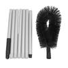 7.5ft Rain Gutter Cleaning Brush 7 Poles Multifunctional Roof Gutter Cleaner for High Walls Swimming Pools