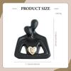 Couple Statue, Sculpture, Lovers Figurine, Home Decor for Living Room, Office