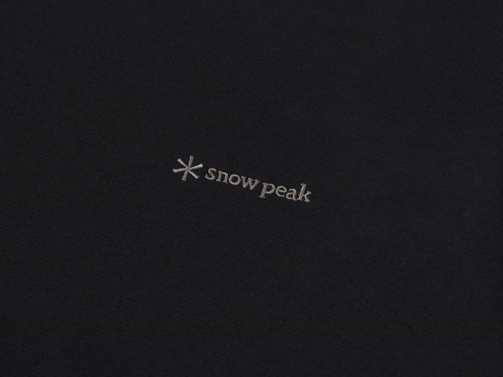 Snow Peak Land Pocket Sweatshirt Size and Sweatshirt GS-S25FMFHT60, Black, M, Men's Women's, Tops,