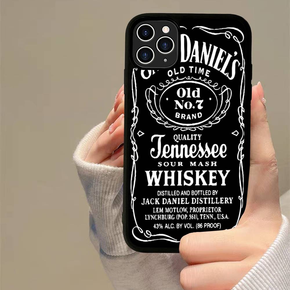 

Бренд J-Jack D-Daniel Роскошный чехол для телефона Для Iphone 11 12 13 14 15 Pro Max 17 16 Plus Жесткая задняя крышка из ПК+ТПУ iPhone 15 plus