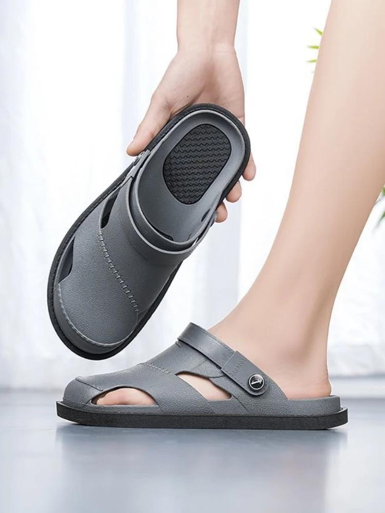Fashion Ultralight Men's Sandal Summer Sale Daily Use New Low Price Luxury Designer Clearance H Japanese Original Outdoor Pvc Male Shoe