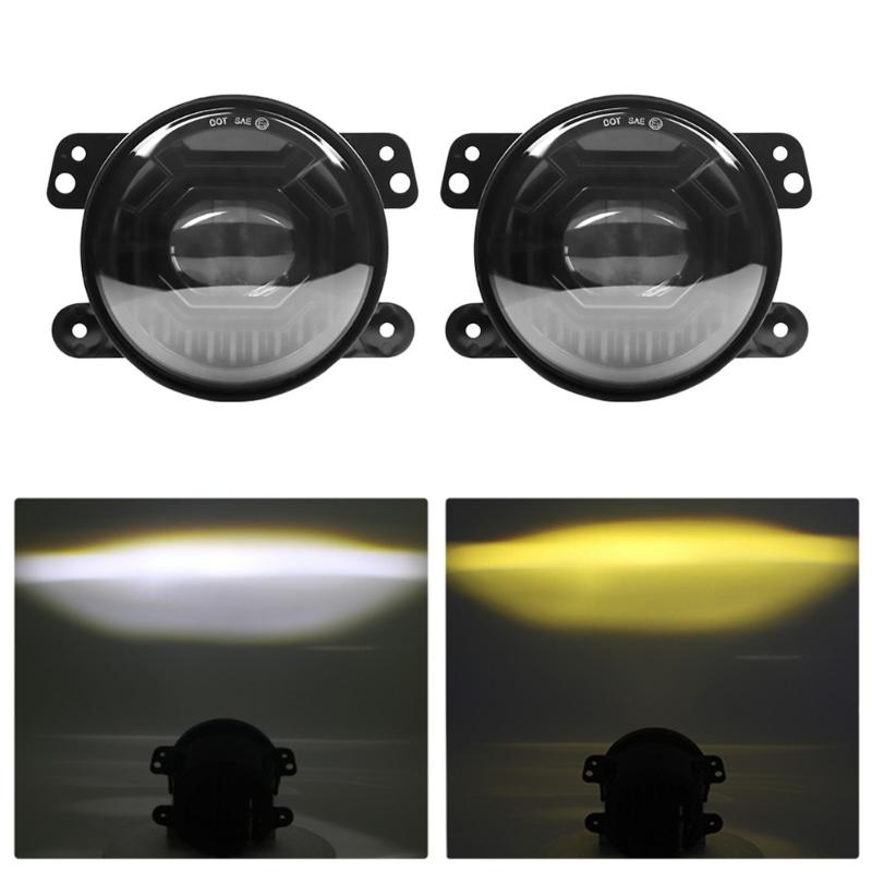 Powerful LED Fog Lamp For Rough Terrain Use 12V 24V Power Simple Mounting