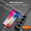 120W Car Charger Splitter Multi Ports PD30W QC3.0 Cigarette Lighter Adapter Car Cigarette Lighter Socket Splitter with Voltage