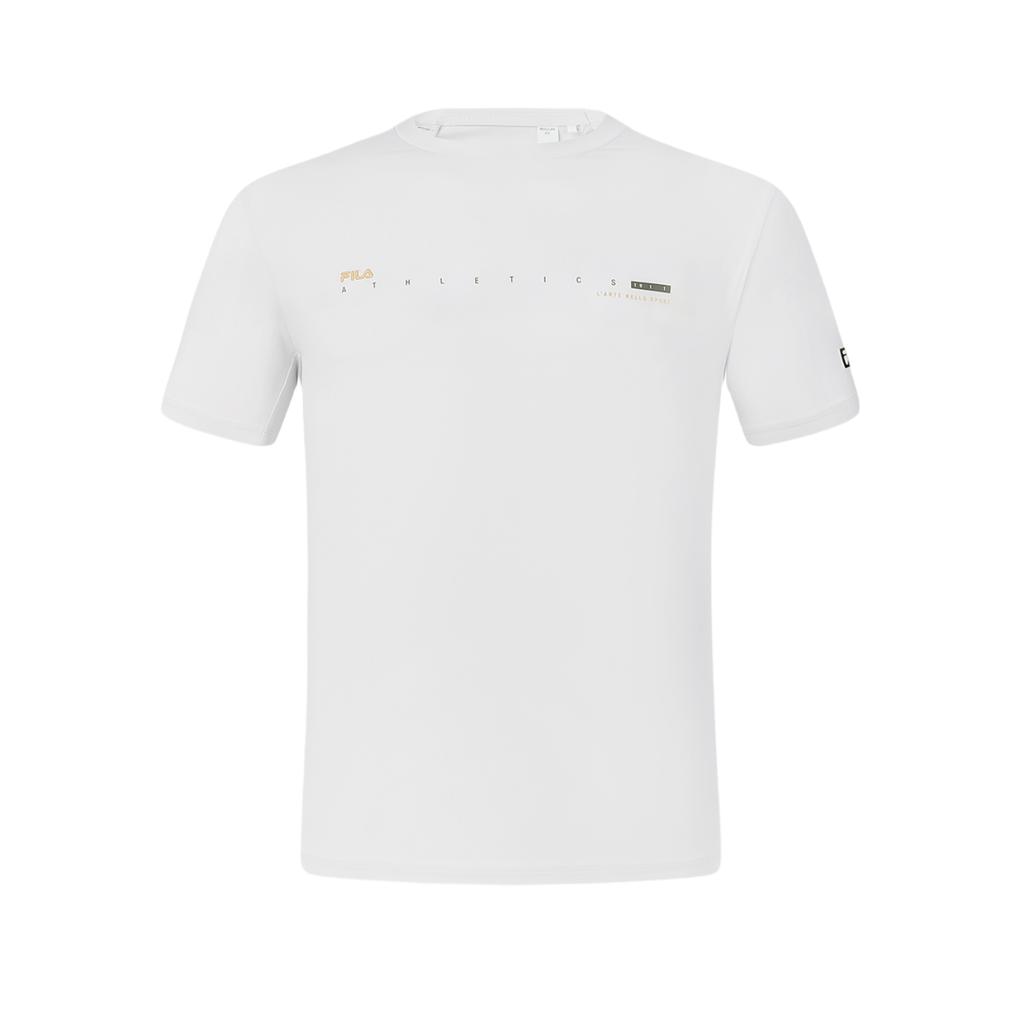 Fila Fitness SS24 T Shirt Men's Jade White A11M421107FWT
