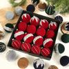 16Pcs Shiny Flocking Christmas Ball 6cm Christmas Tree Decoration  Festival Ornament