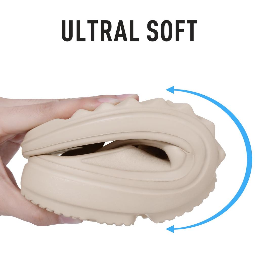 Fashion Comwarm New Women's Flip Flops Orthopedic Casual Soft Sandals For Women Outdoor Pillow Beach Shoes Summer Fashion Women Slippers