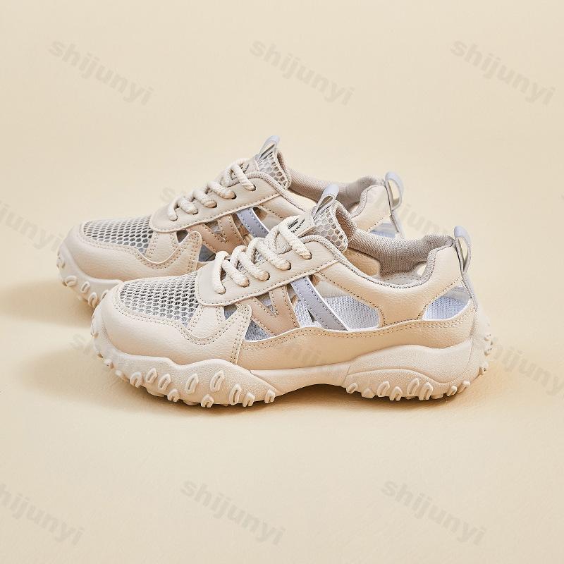Fashion Women Sports Sandals Summer Autumn Comfortable Hollow Out Outdoor Casual Shoes Fashion Mesh Breathable Lace Up Female Zapatillas