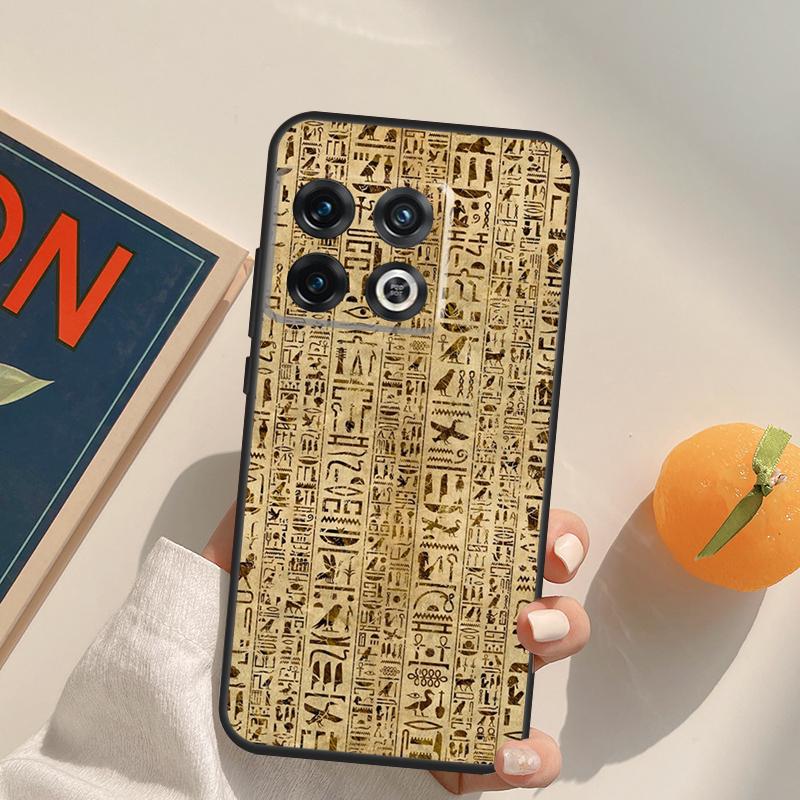 Ägypten Pharao Wandmalerei Hülle Für OnePlus Nord 5 CE 2 3 4 Lite N20 N30 OnePlus 15 13 12 11 13T 10T 10R 12R 13R Abdeckung