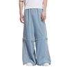 Originals SS25 Removable Loose Side Stripe Jeans Unisex Jeans Light-Denim-Blue KB6415