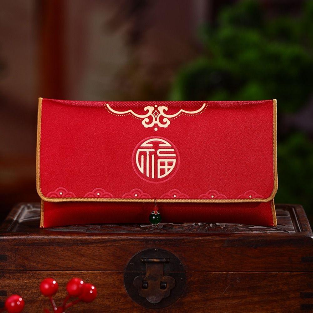 Blessing Wedding Money Bag Traditional Lucky Red Pocket Creative Money Packet Wedding Birthday
