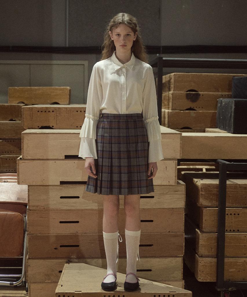 Lagpiswiwedeoweeo Rfh Classic Check Pleats Skirt - 3Color