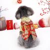 Dog Tang Clothing Spring and Summer Thin Pet Clothing Teddy Bi Xiong New Year's Wedding Dress Cat Chinese Cheongsam Hanfu