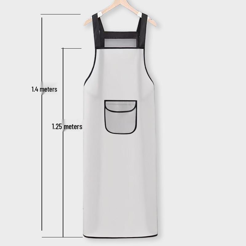 Waterproof Oil Apron - Adult Size for Kitchen, Seafood Cooking, Dishwashing, and Restaurant Work