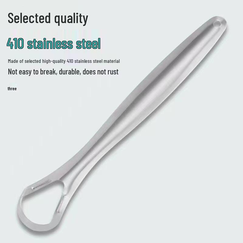 Stainless Steel Tongue Scraper for Fresh Breath and Oral Hygiene