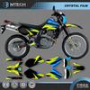 DSMTECH Zakázkové týmové grafické polepy Samolepky Sady Pro SUZUKI DR650 1996-2014 2015 2016 2017 2018 2019 2020 2021 002