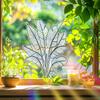 Turtle-back Leaf Laser Colorful Home Beautification and Decoration Glass Static Window Stickers