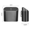 Car Trashbin Mini Portable Car Trash Bin Hanging Vehicle Garbage Storage Box Case Automobile Car Trash Can with Lid Waterproof