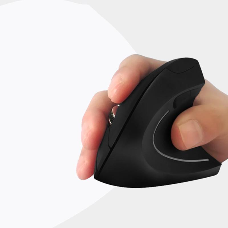 Wireless Mouse Pc&Game Ergonomic Design Vertical 1600Dpi Optical—Battery Version