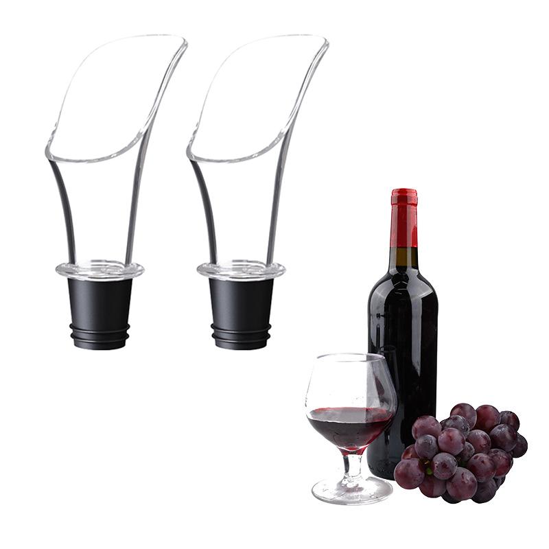 Wine Aerating Pourer Spout Decanter Magic Wine Decanter Wine Aerator Quick Aerating Pouring Tool Pump Portable Filter