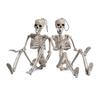 Full Body Mini Skeleton Spooky Plastic Skeleton for Yard Garden Lawn Haunted