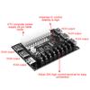 24 Pins ATX Power Supply Breakout Board and Acrylic Case Kit Module Adapter Power Connector Support 3.3V/5V/12V 1.8V-10.8V(ADJ)
