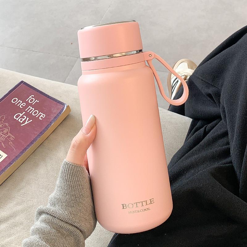 650ml/850ml Fashion Stainless Steel 316 Thermal Flask Portable Long Term Insulation Coffee Tea Thermal Bottle Travel Tumbler