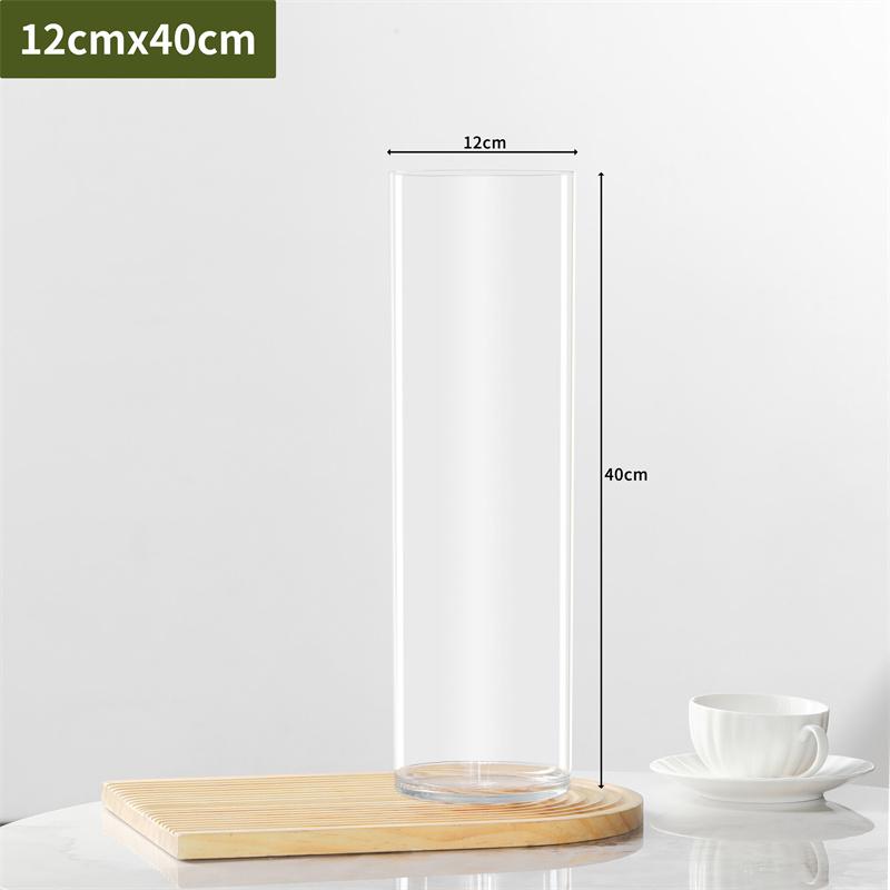 Transparent PET Vase for Water-cultured Flower Arrangements,Living Room Decorations,Hydroponic Containers,Large Flower Bucket