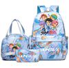 3-teiliges/Set Anime niedlich K-pop Bedruckter Rucksack mit Handtasche Federmäppchen für Teenager Schüler Mädchen Jungen Schultasche Schultasche Damen Große Kapazität Reisetasche