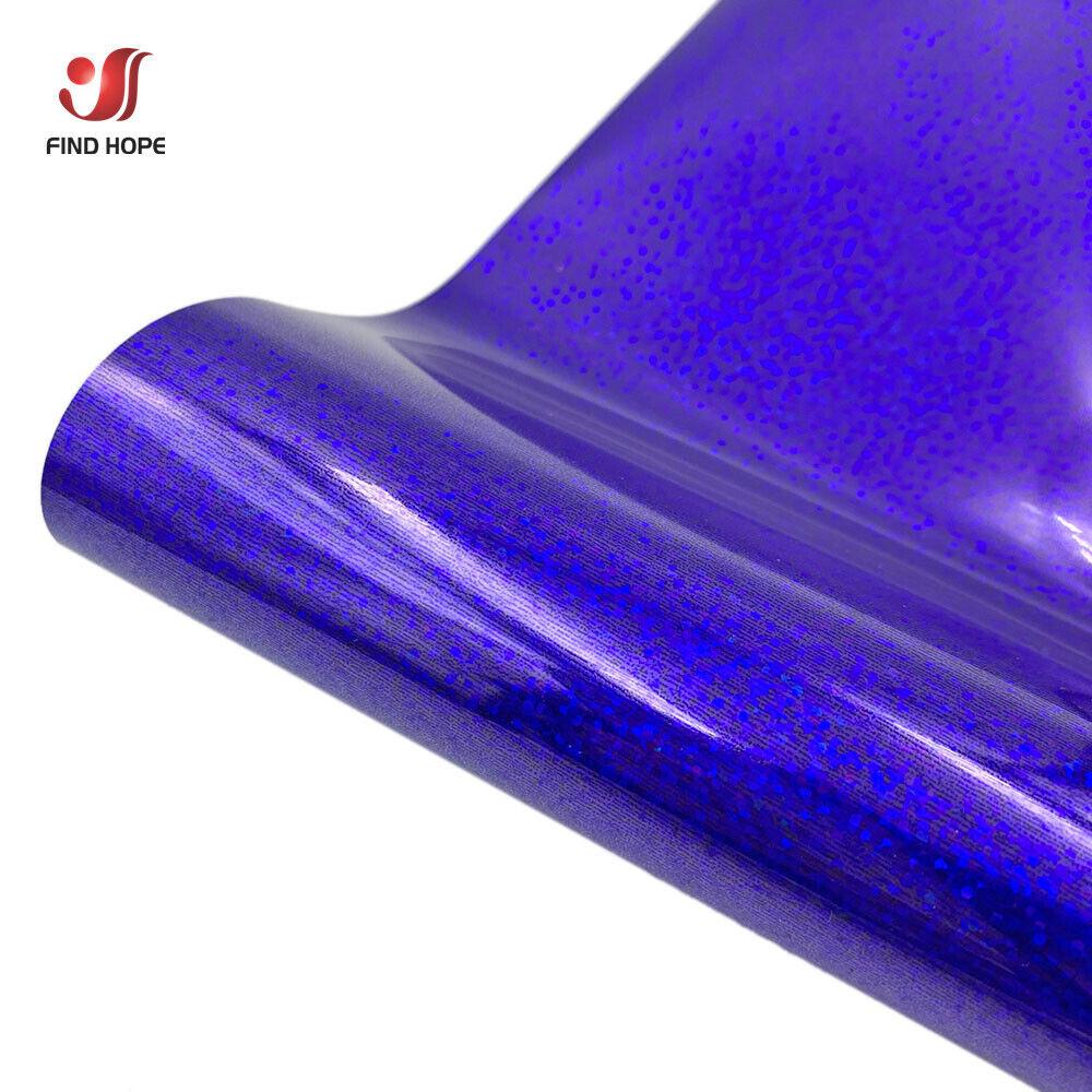 19"x39" Holographic Sparkle Heat Transfer Vinyl HTV Iron-On T-Shirt Cut Film DIY For Crafts Making Signs Clothing Bags Decor