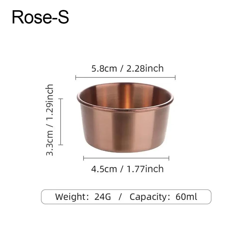 High Quality Stainless Steel Seasoning Dishes Multifunctional Mustard/Salad/Tomato Sauce Condiment/Sauce Sauce Cup Dip Tray