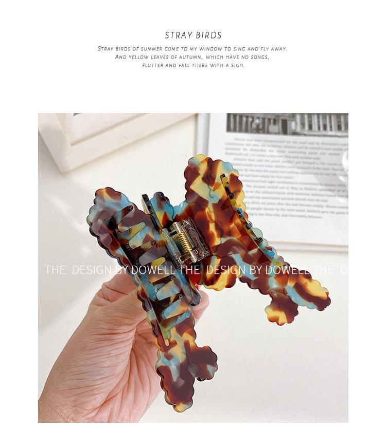 Korean Cute Poodle Dog Acetate Hair Clip: French High-End Hair Claw