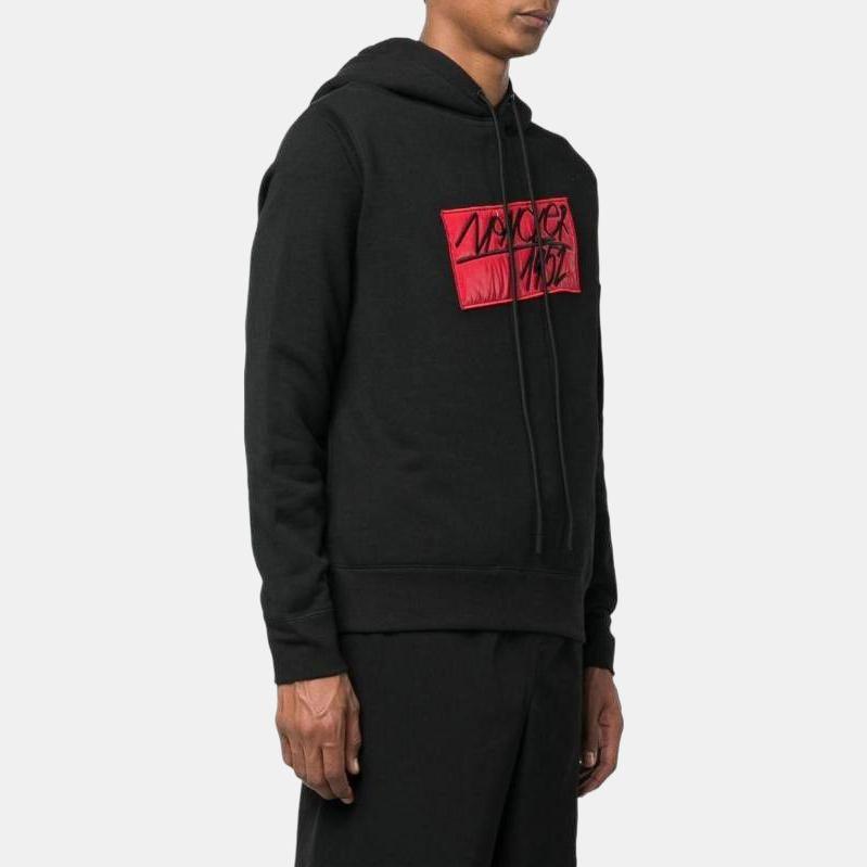 Moncler Sweatshirts Men's Black Hooded (Non-detachable) Moderate H20928G00012809KX999