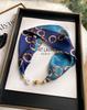 Magnetic Buckle Silk Scarf Headband Internet Celebrity New Magnetic Buckle Bracelet Small Long Women's Summer Casual Necklace Diamond Neck Band