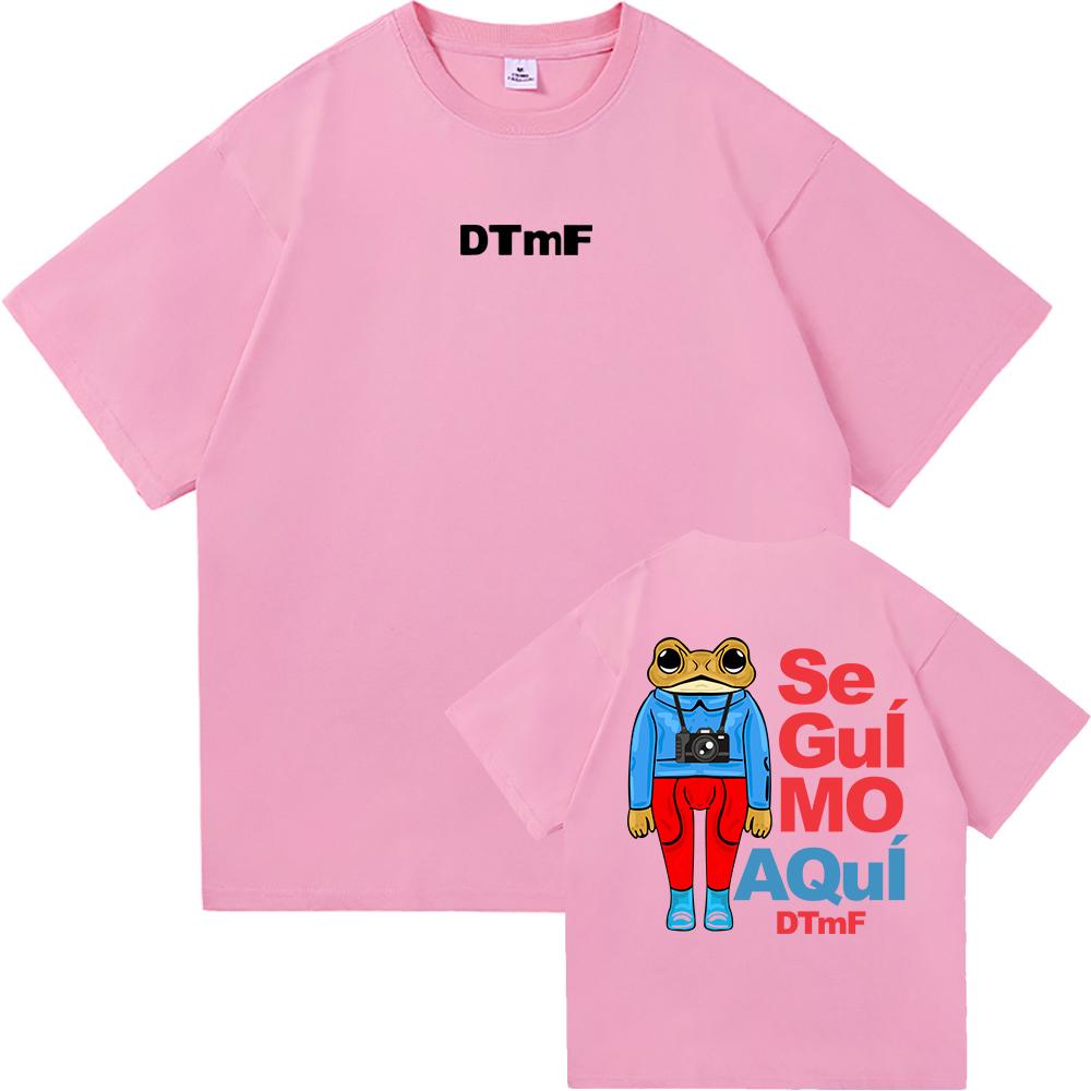 

DTMF Debí Tirar Más Fotos Bad Bunny T Shirt Fashion Men Vintage Funny Frog Tshirt Unisex DeBÍ TiRAR MáS FOToS Cotton Tees Shirts M