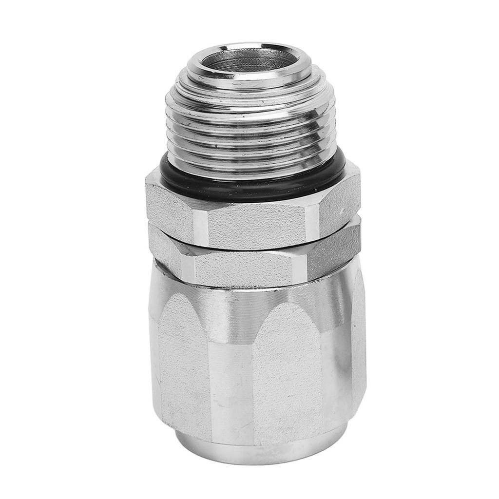 Fuel Hose Swivel Connector 32mm 360 Degrees  Rotating Metal Enhanced Sealing Performance for 34mm 37mm Outer Diameter