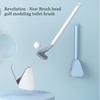Home Golf Toilet Brush and Holder Wall Mounted Cleaning Brush Bendable Brush for Head for Cleaning Bathroom Floor Tub Ti