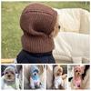 Soft Pet Hooded Scarf Warm Cat Bear Hat Pet Accessories Dog Decorative Hat  Pet Party