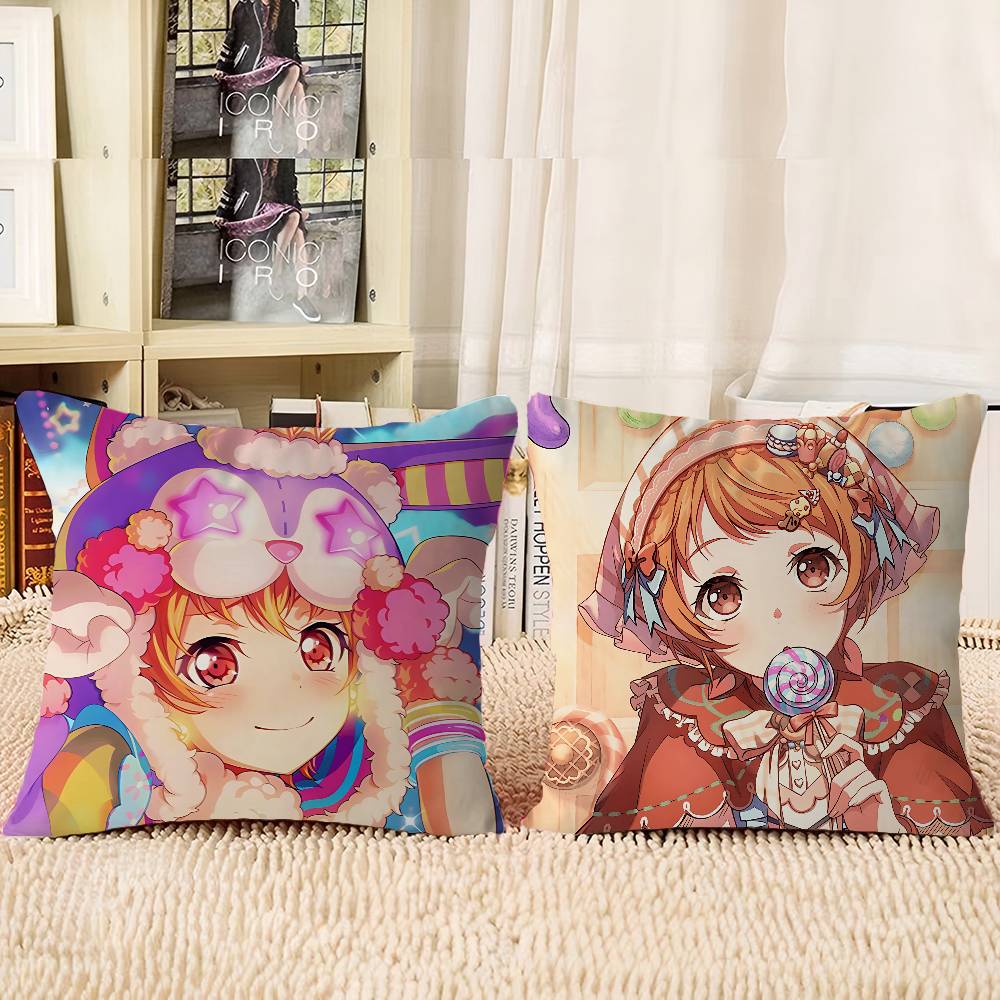 Anime H-Hagumi Kitazawa Personalized Pillow Cover Kids Bedroom Wild Party Decor Pillowcase Kid Birthday Shower Gift