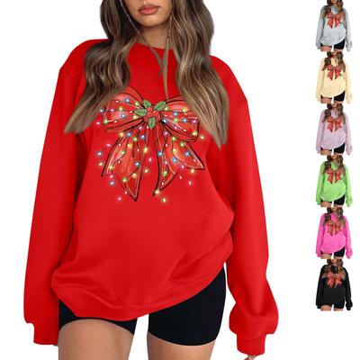 Women's Colorblock Sweatshirt Long Sleeve Round Neck Casual Comfortable Loose Lightweight Women's Sweatshirt