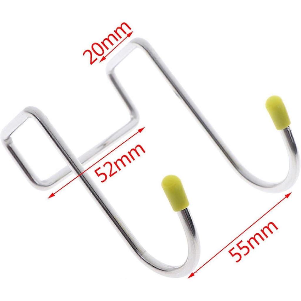4 Solid Hook-shaped 304 Stainless Steel Hooks