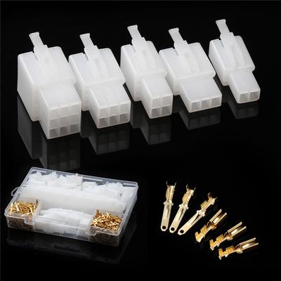 580PCS Car Moto 50Sets Auto Electrical 2.8mm 2 3 4 6 9 Pin Wire Cable Connector Terminal with