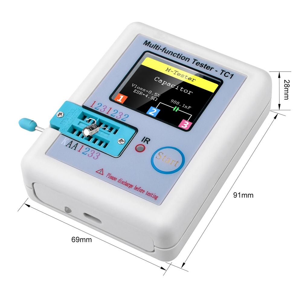 Capacitor Resistor Test Diode Triode Capacitor Resistor Test Meter Multi-meter Transistor Tester