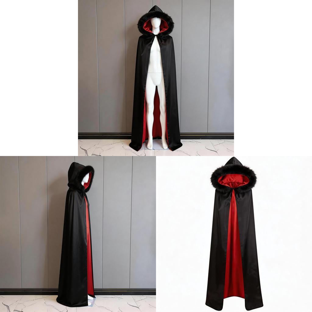 Twilight Volturi Vampire Cloak For Cosplay And Halloween With Polyester Fabric For Adults