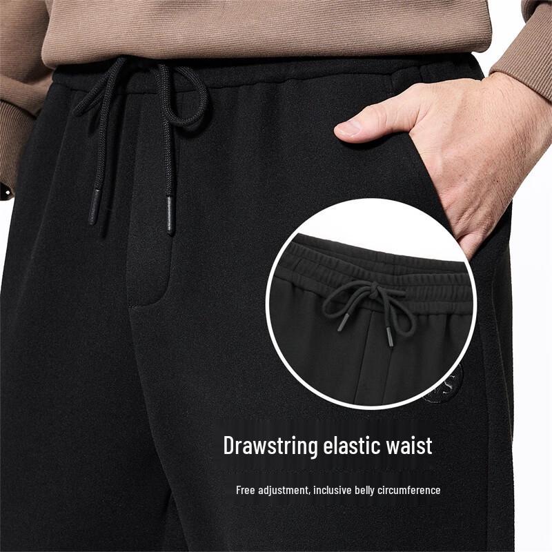 Men's Double-Sided De Rong Thermal Cropped Pants