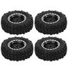 4PCS RC Car Wheels Mesh Wheels and Tires Set for Xiaomi Jimny XMYKC01CM 1 16 Remote Control Cars Black