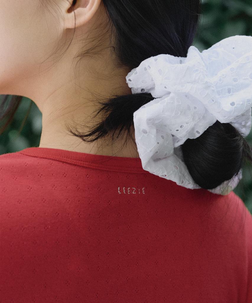 Leejee Volume Lace Scrunchie (2 Colors)