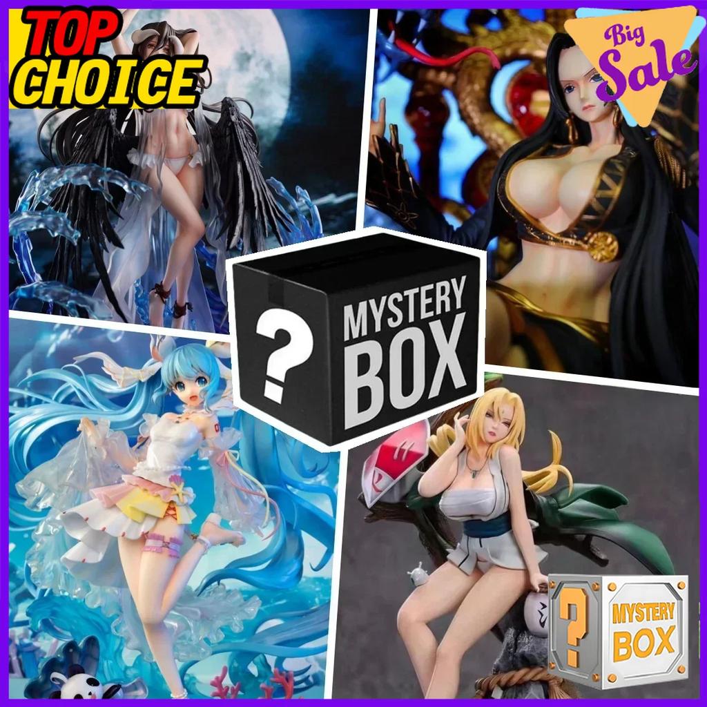 Anime Figur Mystery Box 30cm Naruto One Piece Hatsune Miku Demon Slayer PVC Statue Sammlerstück Niedliches Sexy Mädchen Modell Blind Box
