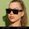 Fashion Square Men'S And Women'S Driving Sunscreen Sunglasses Integrated Sunglasses Classic Trendy Sunglasses Retro